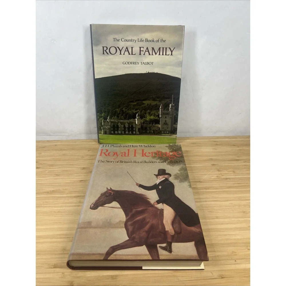 British Royal Family Book Lot – Royal Heritage & Royal Family (2 HC) Coffee Tab.